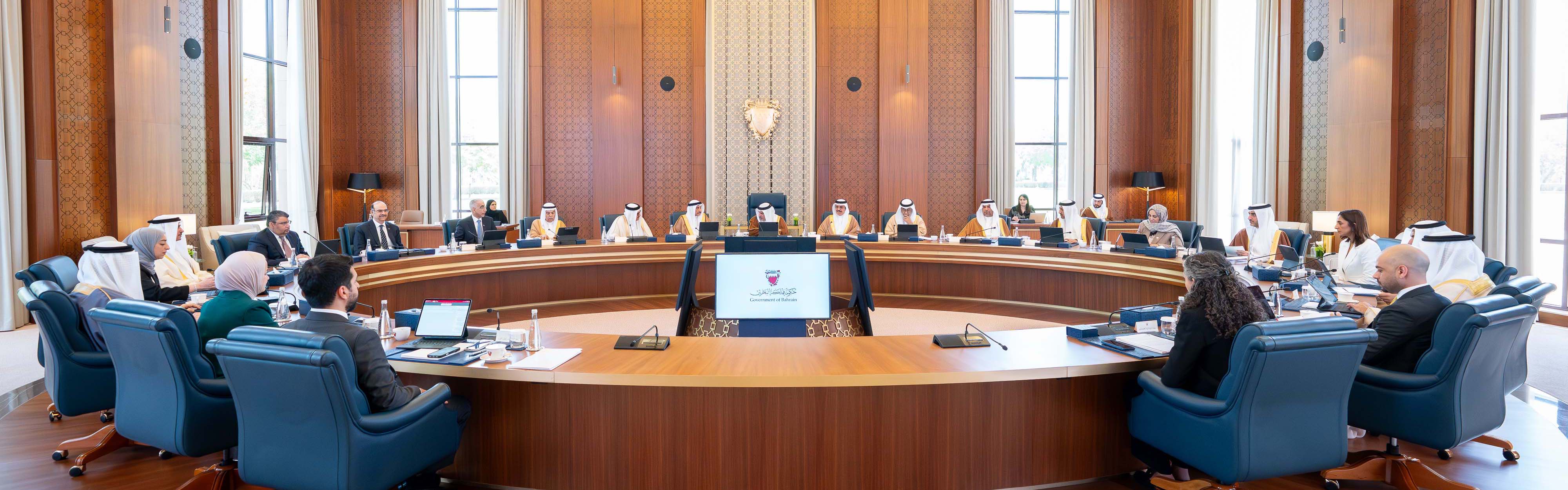 سمو ولي العهد رئيس مجلس الوزراء يترأس الاجتماع الاعتيادي الأسبوعي لمجلس الوزراء